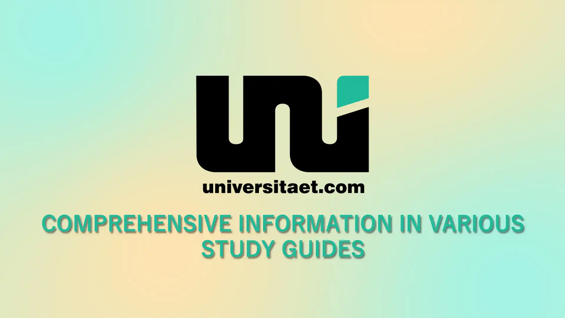 Uniportal help desk thumbnail with the inscription Comprehensive Information In Various Study Guides.